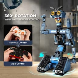 MOC 2026 New Mecha Johnnyed 5 Robot Building Blocks Set Military With Motor For Shorted-Circuit Idea Brick Children Birthday Toy