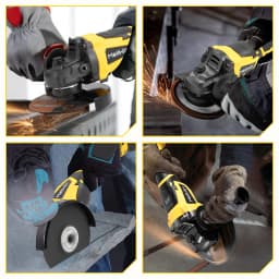 MELLWIN 125MM M14 Brushless Electric Angle Grinder Cordless Wood Metal Polisher Home DIY Power Tool For Makita 18V Battery Pin