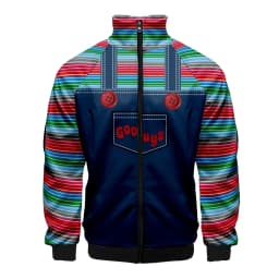 Coats Horror Movie Chucky Stand Collar Jackets Seed of Chucky Sweatshirt Cosplay Costume Long Sleeve Zipper Hoodies