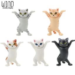 Cute cat earring rack display rack personalized creative jewelry rack display ring rack jewelry shooting props