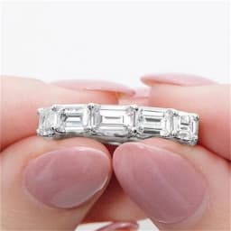 2020 New Promise Ring Real 925 Sterling Silver AAAAA Cz Stone Statement Party Wedding Band Rings for women Engagement Jewelry