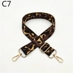 1Pc Deepeel 38mm Women Jacquard Bag Belts Leopard Shoulder Crossbody Straps Adjustable Webbing Strap DIY Bags Accessories