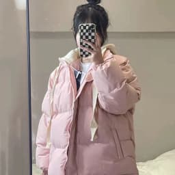 New Winter Thick Warm Fake Two Pieces Down Cotton Jacket Woman Parkas Overcoat Autumn Female Korean Loose Puffer Outerwear Black