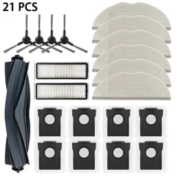 For Dreame Mova S10 / Mova S10 Plus Robot Vacuum Accessories Dust Bags Mop Main Side Brushes Cloths HEPA Filters Spare Parts