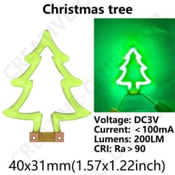 LED Flexible Filament 3V for LED Incandescent Lamp Christmas Tree Lights Party Home Party Christmas Decorations Accessories DIY