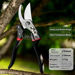 Labor-Saving Gardening Pruning Trees Cut Pruning Shears SK-5 Blade Scissors for Bonsai/Fruit Tree/Flowers/Branches Garden Pruner