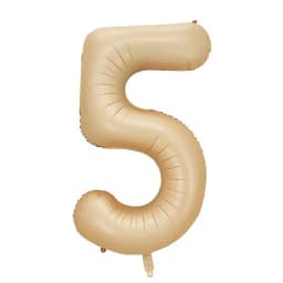 32/40inch Cream Number Balloons 1-9 Digital Foil Balloon For 1st Girl Kids Adult 18 30 Birthday Party Decoration Air Helium Ball