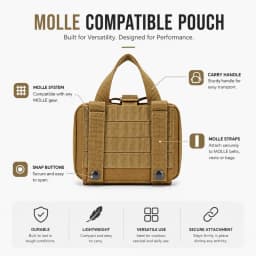 First Aid Bag Upgrade Tactical EMT Pouch Rip Away Molle Medical Bag IFAK Tear-Away Travel Outdoor Hiking Mergency Survival Kit