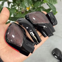 Car Gear Lever Upgrade Carbon Fiber Material Side Cover Suitable for Volkswagen Golf 7 GTI R Tiguan Passat B7 B8