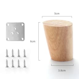 4Pcs Solid Wood Furniture Legs Height10-30cm Inclined Cone Sofa Bed Cabinet Table and Chair Replacement Feet Sloping