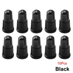 Black Presta Valve Caps Plastic Bike Tire Caps Air Dust Covers-Used on Presta/French Valves for Bicycle, MTB Mountain/Road Bike