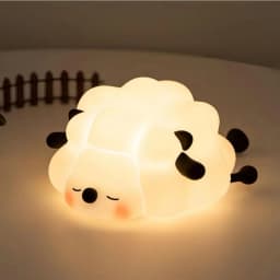 Cute Silicone Squishy Fox Rabbit Night Lamp Dimmable Rechargeable Nursery Nightlight with Timer & Touch Sensor for Bedside Table