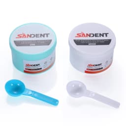 SANDENT Dental Impression Gun Mixing Dispenser Silicon Rubber Delivery Gun/Impression Material VPS Heavy/Light Body,Fast/Regular