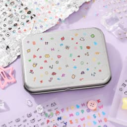 25sheets Kawaii mini cartoon pattern die-cutting sticker book DIY scrapbook diary album cute nail stickers stationery stickers