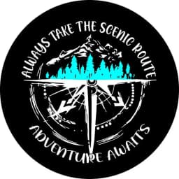 Compass Rose Black Spare Tire Cover UV Sun Wheel Covers Fit for Trailer, RV, SUV and Many Vehicle 15 Inch