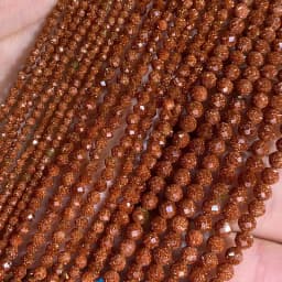 2 3 4MM Faceted Stone Beads Natural Apatite Agate Jade Amethyst Tourmaline Round Spacer Beads for Jewelry Making Diy Bracelet