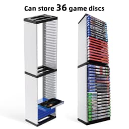 DATA FROG Host Disc Double-layer Storage Box Holder For PS5/PS4/Switch Disc Shelf for Xbox Series X Holder Accessories