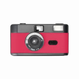 Vintage Retro 35mm Reusable Film Camera Fixed Focus Lens Manual Film Winding and Rewinding Built-in Flash Non Disposable Camera