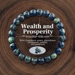 JD Natural Stone Jasper Quartz Beaded Wealth Lucky Bracelets for Women Men Classic Simple Stretch Bangles Yoga Healing Gifts