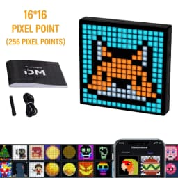 RGB LED Pixel Matrix Bluetooth Smart Display 64x64 Digital Lamp Panel DIY Art Display Gaming Anime Room Decor Frame APP Control