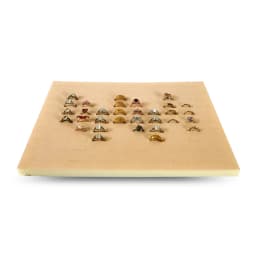 Hundred Positon Ring Display Mat Ring Storage Props Jewelry Tray Inner Liner Jewelry Box Insert Pad DIY Sponge Mat 33.5*22.5*1cm