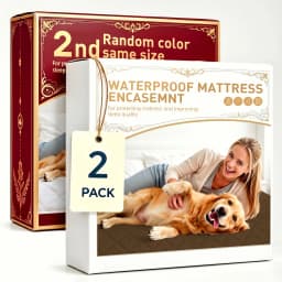 2Pcs,Buy One Selected Color Get One Random Free Quilted Waterproof Mattress Cover, Comfortable Stain & Wrinkle Resistant