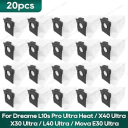 Compatible for Dreame X40 / L40 / X30 Ultra / L10s Pro Ultra Heat / D10 Plus Gen 2, Mova E30, E40, P50, V50, P10 Pro Ultra Bag