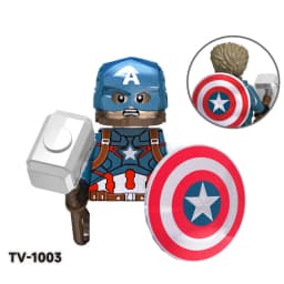 Blind Box Mini Building Blocks G0139 Figures Big Goblin Spiderman Iron Man Venom Captain Hawk Deadpool Armor Christmas Gift Toy