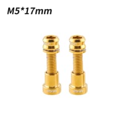 MUQZI Titanium Screw M5x17 19mm Stem Bolt Road Bike Handlebar Stem Bolt