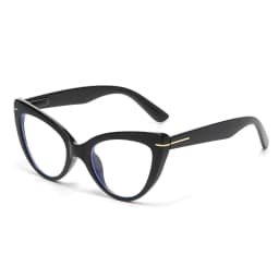 Women's Versatile Large Framed Cat Eye High-definition Reading Glasses Anti-Blue Light Elegant Fashionable Eyeglasses 0 TO +4.0