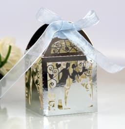 25pcs Wedding Bride Bridegroom Boutique Gift Box for Guest Favors Packaging Party Valentine's Day Gifts Wrapping Boxes Wholesale