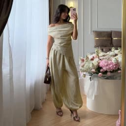 One Shoulder Women Dress Solid Color Waist Cinched Long Dress Sleeveless Backless Slim Fit Elegant Draped Stylish Party Wear