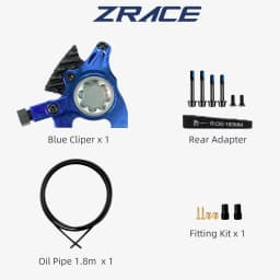 ZRACE M1 XG Flat Mount Brake for Flat Bar Gravel / BMX Raceing,Full CNC Lightweight, Front and Rear Flat Handler Bar Gravel