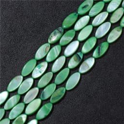 15X6mm Long Stripe Shell Beads Point Stick Mother of Pearl Shell Slice Loose Beads for DIY Making Jewelry Necklace Accessories