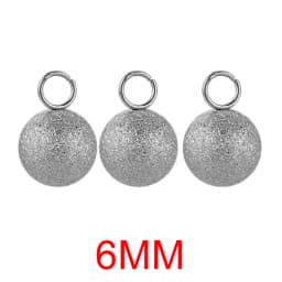 20pcs Lot 4/5/6mm Round Stainless Steel Beads Solid Ball Charms DIY Gold Plated Earrings Bracelet Jewelry Making Materials Craft