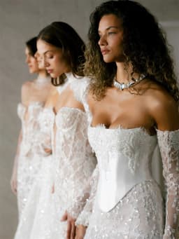 Tokyo Customized Elegant Long Sleeve Mermaid Wedding Party Satin Lace-Up Floor-Length Prom Dress Beading Floral Evening Dresses