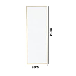 【Lifeideas】Full Length Mirror, Over The Door Mirror Full Length, Door Hanging, Rectangle,Wall Mirror,Full Body Mirror