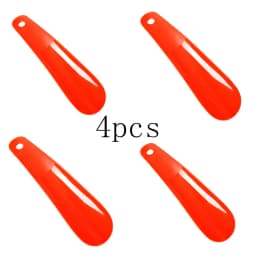 New 16CM Portable Mini Professional Shoe Horn Durable Plastic Spoon Shaped Children Shoe Changing Assistant Flexible Shoe Lifter