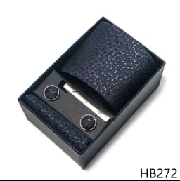 High Grade Holiday Gift Box Brand 8 cm Blue Paisley Tie Handkerchief Cufflink Set Men Necktie Clothing Accessories Birthday Gift