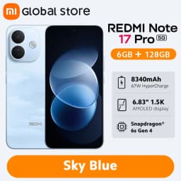 Global Version Xiaomi Redmi Note 17 Pro 5G Smartphone 50MP Camera 6.83" AMOLED 120Hz Snapdragon® 6s Gen 4 CPU 67W 8340mAh NFC