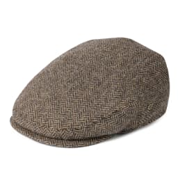 VOBOOM Wool Tweed Herringbone Flat Cap Newsboy Caps Men Women Classic Cabbie Driver Hat Beret for Male Golf Hunting Ivy Hats