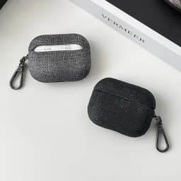 Fashion Matte PU Leather Hook Earphone Case For Apple Airpods 1 2 3 4 Pro 3 2 Wireless Bluetooth Earphone Anti Scratch Cover