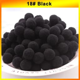 300-30Pcs Multicolor Pompoms Fur Balls Glitter Fluffy Pom Poms Elasticity Pom pom Soft Balls for DIY Crafts 8/10/15/20/25/30mm