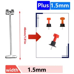 50/200/500pcs Replacement Steel Needles for Ceramic Tile Leveling System Clips Wedges Spacer Floor Tile Laying Construction Tool