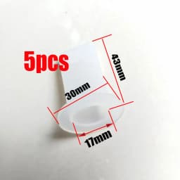 10 pieces 30 x 17 x 43mm Silicone Duckbill Valve One-way Check Valve for Liquid and Gas Backflow Prevent