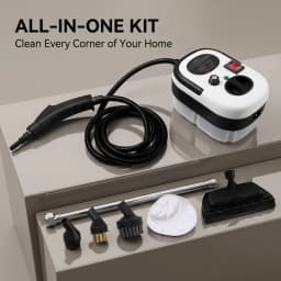 Powerful 2500W Handheld High Temp Steam Cleaner Pressurized Steam Cleaning Machine Chemical Free Sterilizer for Range Hood AC Ca