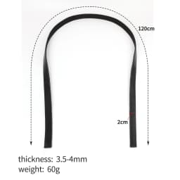 120cm Genuine Leather + Webbing Tapes for Trim Sewing Material Safety Belt Knapsack Strap Bag Buckles Clothing Accessories