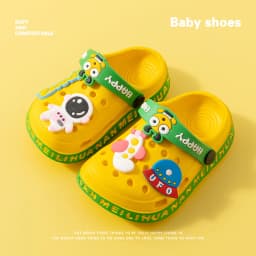 Shoes Children's Cartoon Baby Soft-Soled Sandals – Ultra-Light Anti-Slip Infant Closed-Toe Sandals for Boys & Girls Beach