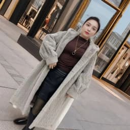 New Fried Dough Twists Environment-friendly Mink Fur Coat Long Coat Original Knitting Thickened Loose Korean Hoodie
