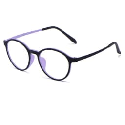 ZIROSAT 3050 Ultralight Titanium TR90 Reading Glasses Retro Round Anti-Blue Ray Eyeglasses Frame Men And Women